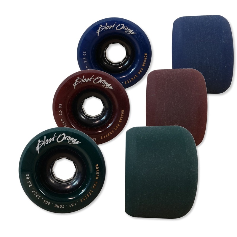 Blood Orange: 70mm MIDNIGHT SERIES Longboard Skateboard Wheels
