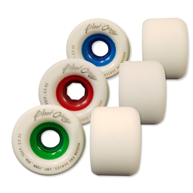 Blood Orange: 70mm Morgan Pro Series Longboard Skateboard Wheel