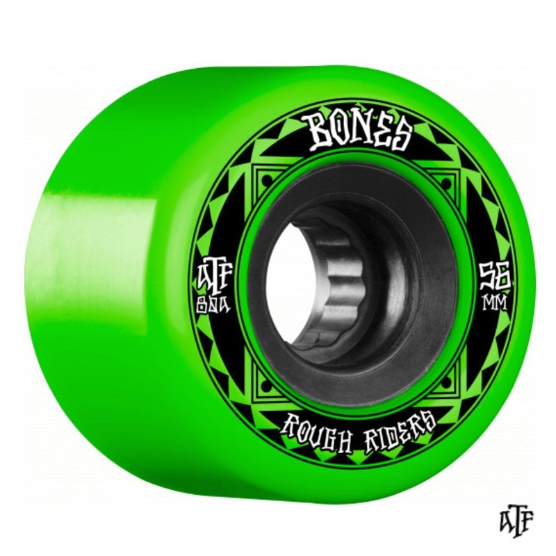 Bones: 59mm Rough Riders (Runners) 80a Longboard Skateboard Wheel