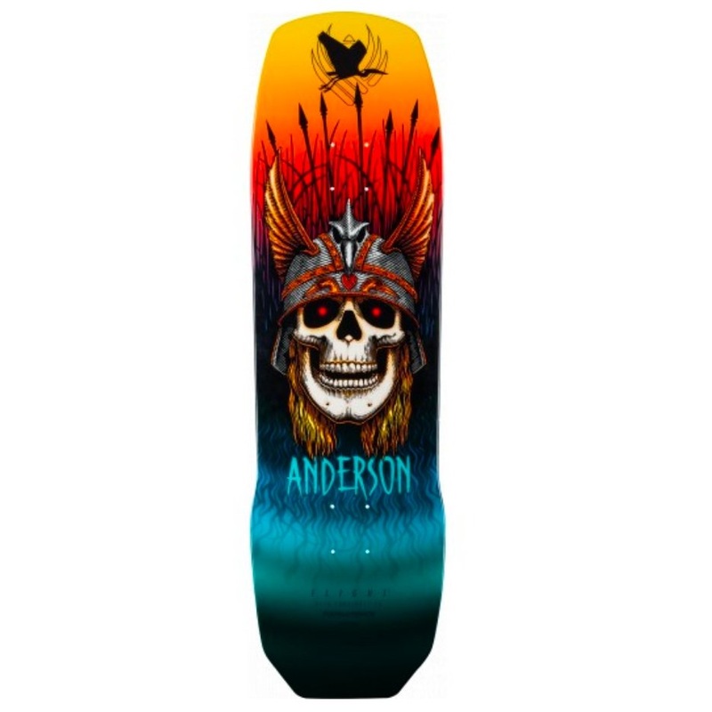 Powell: Pro Andy Anderson Heron Flight Skateboard Deck 9.13" Skateboard Deck