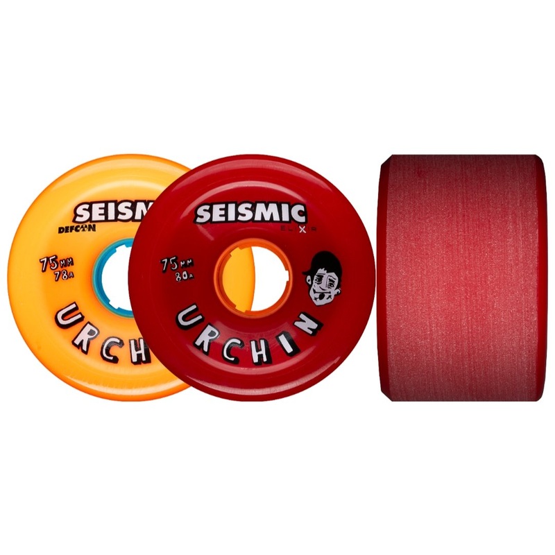 Seismic: 75mm Urchin Defcon Longboard Skateboard Wheels