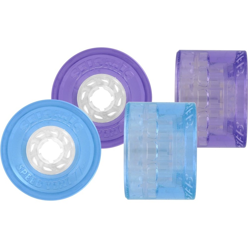 Seismic: 77mm Speedvent Longboard Wheels