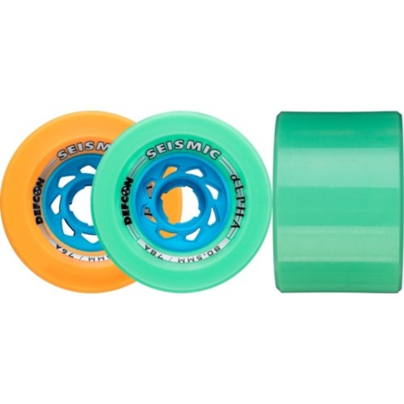 Seismic: 80.5mm Alpha LDP Longboard Skateboard Wheels