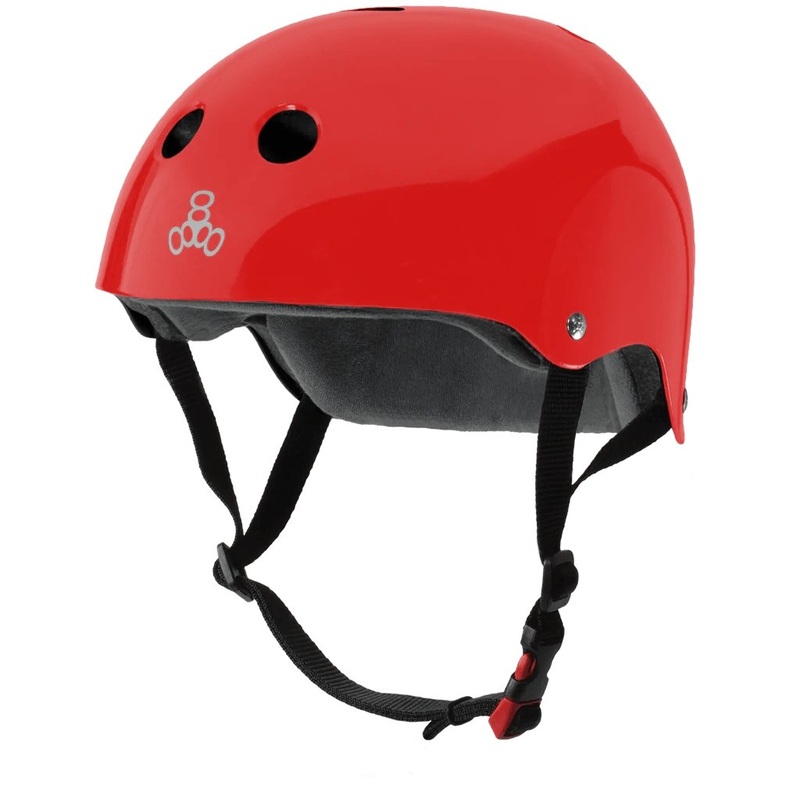 Triple 8: Certified Sweatsaver Helmet (Red Glossy)