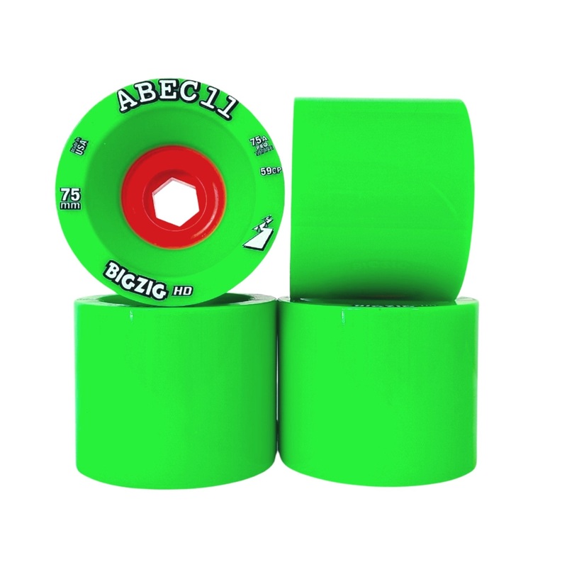 ABEC11: 75mm BIGZIG HD Longboard Skateboard Wheel