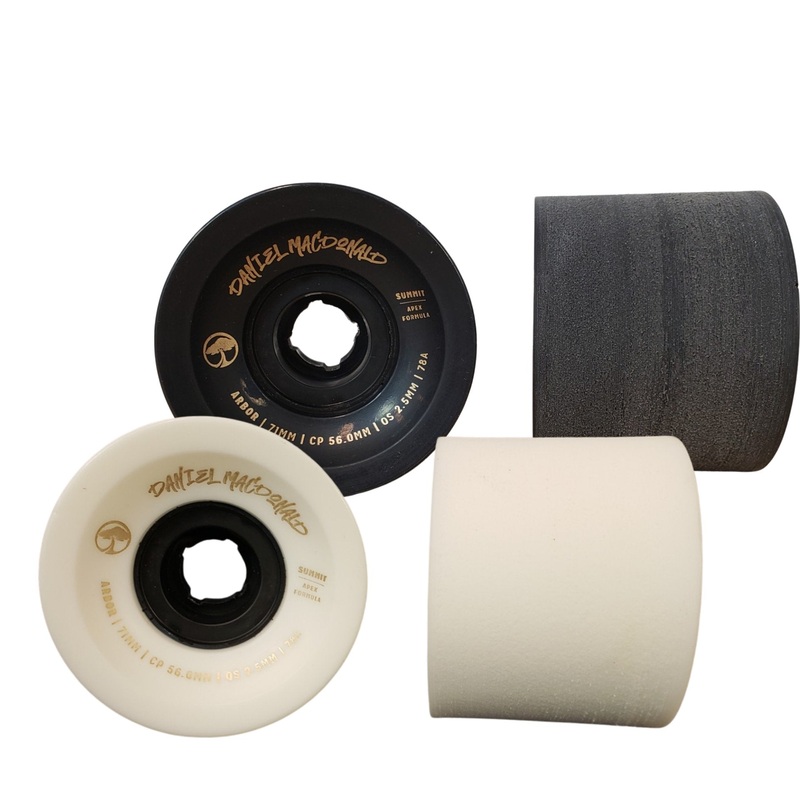 Arbor: 71mm Summit Daniel Macdonald 78a Longboard Wheeels