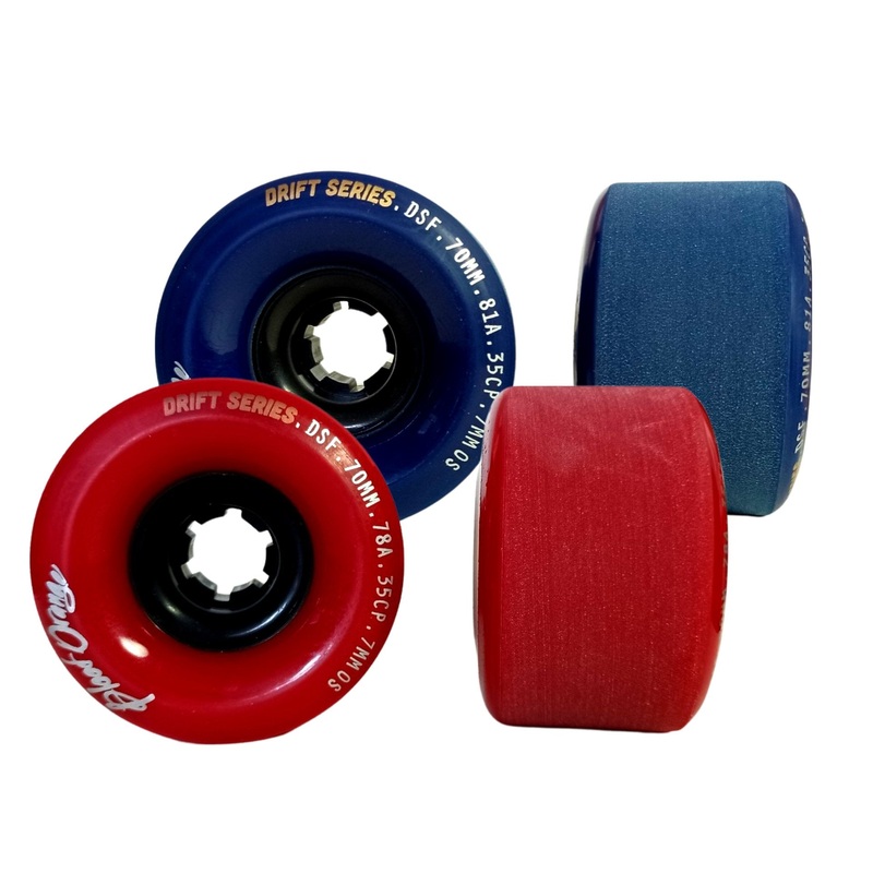 Blood Orange: 70mm Drift Series Longboard Wheels