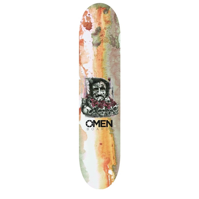 Omen: Poe N Friends 8.25" Skateboard Deck