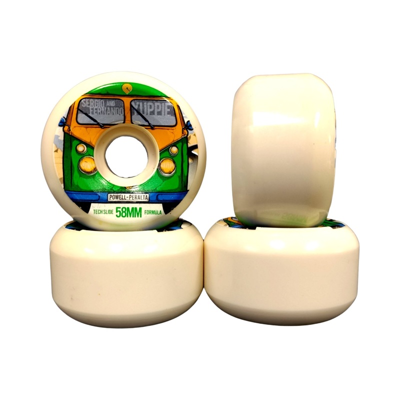 Powell Peralta: 58mm Yuppie Slide Formula Skateboard Wheels