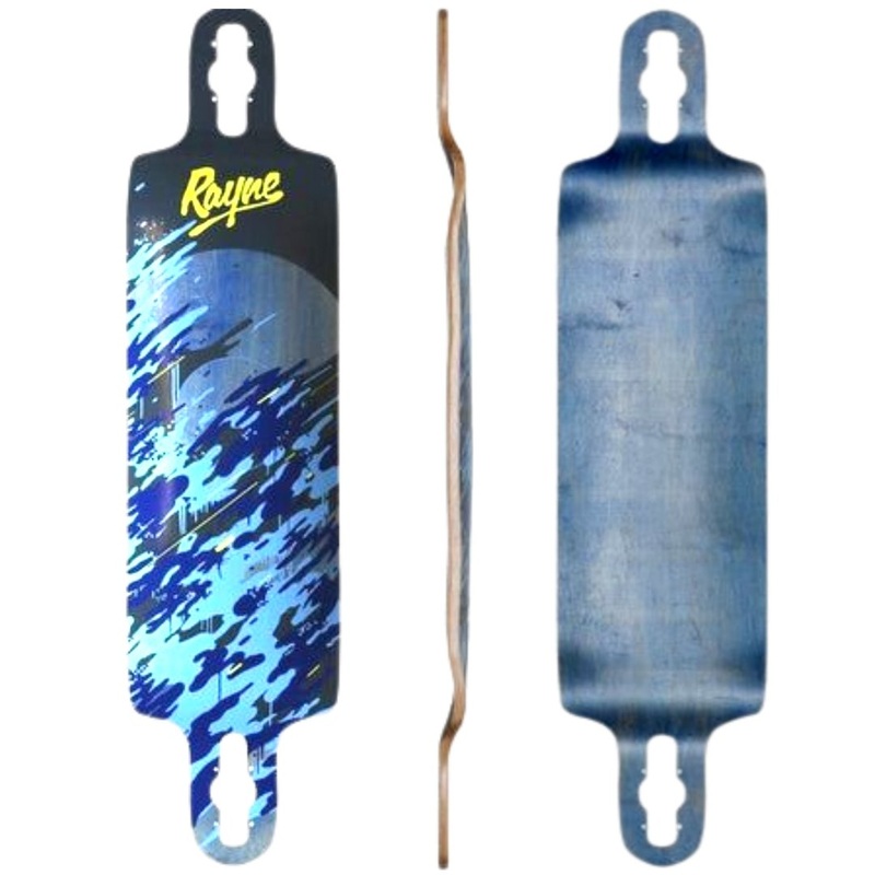 Rayne: Demonseed 39" Wave Camo Longboard Deck