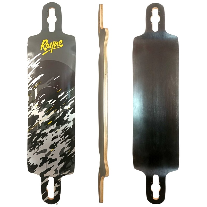 Rayne: Demonseed 42" Wave Camo Longboard Deck
