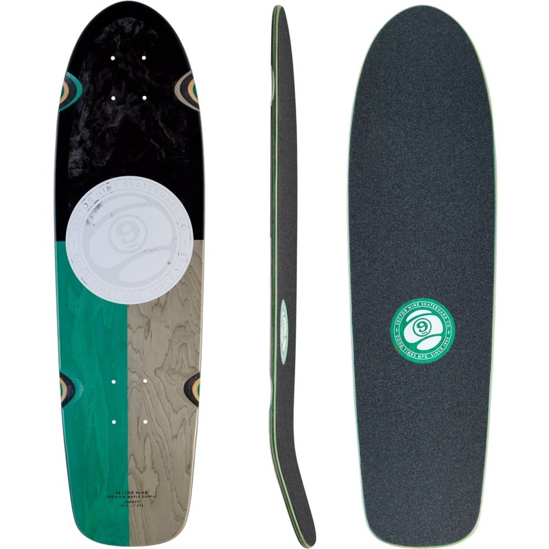 Sector 9: Jammer Divide Mini-Cruiser Skateboard Deck w/Grip