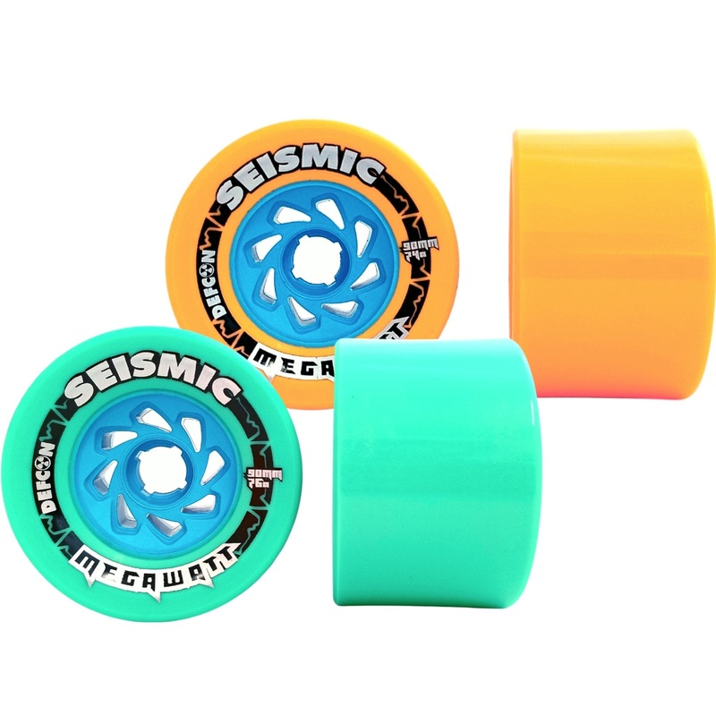 Seismic: 90mm Megawatt Longboard Skateboard Wheels