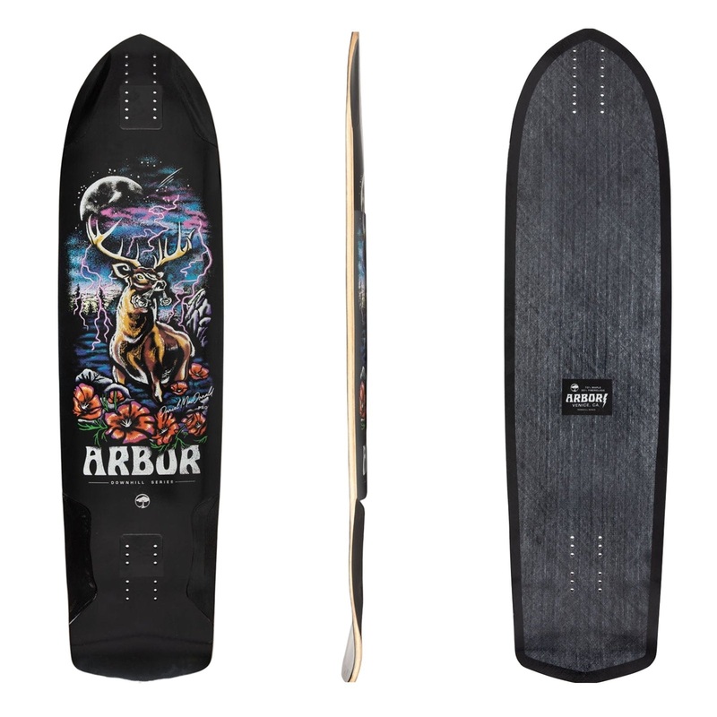 Arbor: Daniel MacDonald Pro Downhill Longboard Skateboard Deck