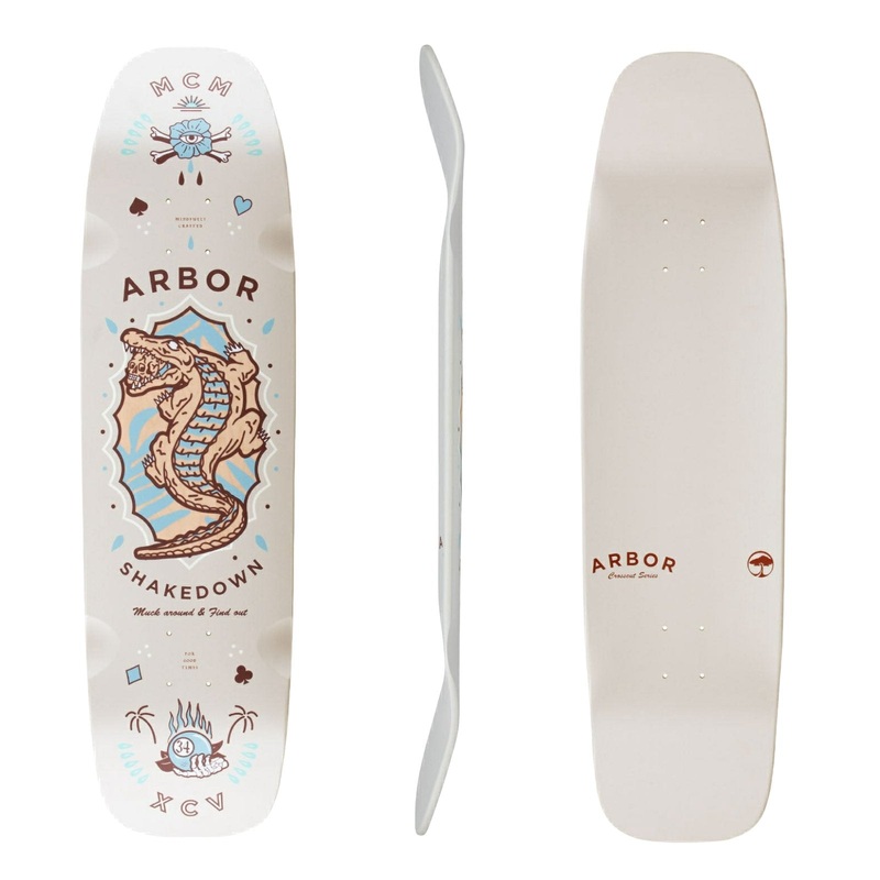 Arbor: Shakedown Deathroll 34" Longboard Skateboard Deck