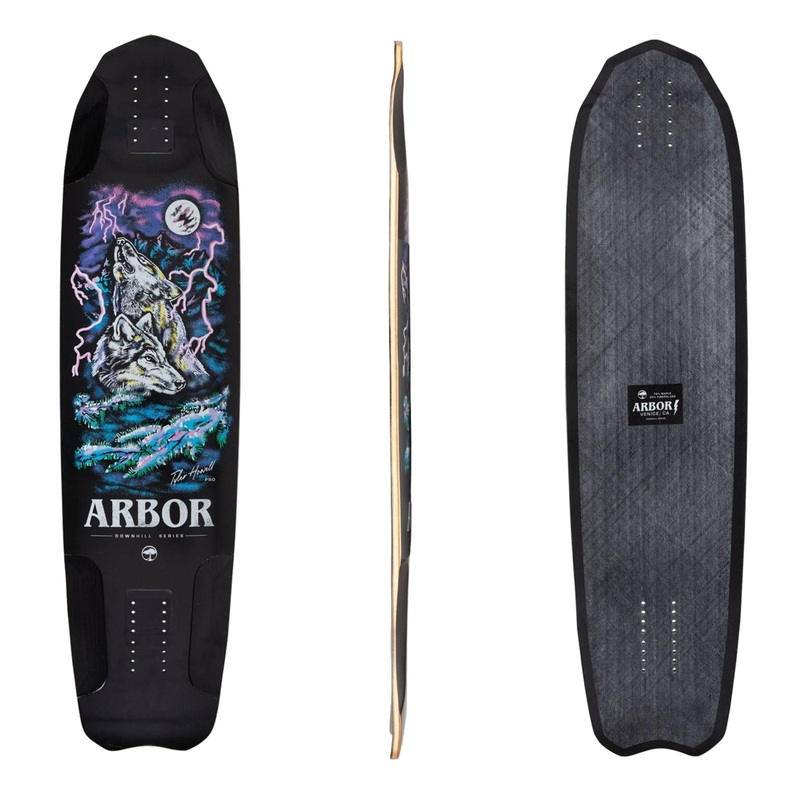 Arbor: Tyler Howell Pro Downhill Longboard Skateboard Deck