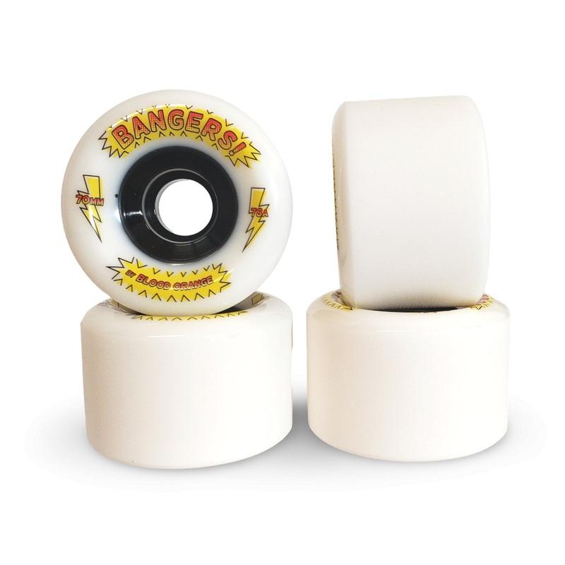 Blood Orange: 70mm Bangers Longboard Skateboard Wheel