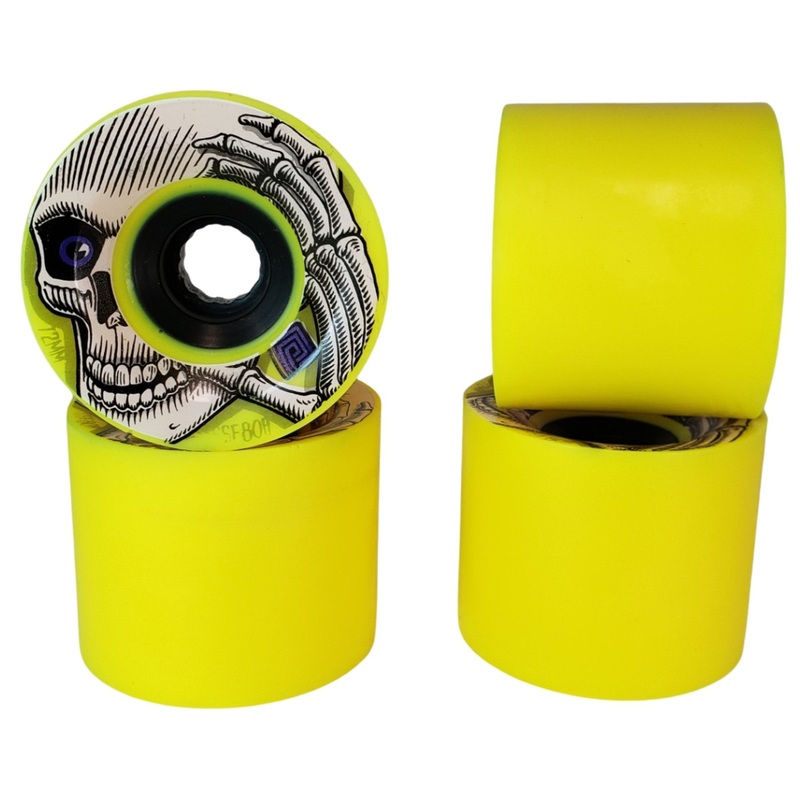 Powell Peralta: 72mm 80a SSF Kevin Reimer Longboard Wheels (Purple Eyes)