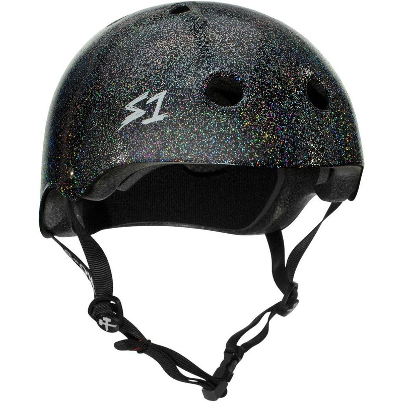 S1: Mega Lifer Helmet (Black Gloss Glitter)