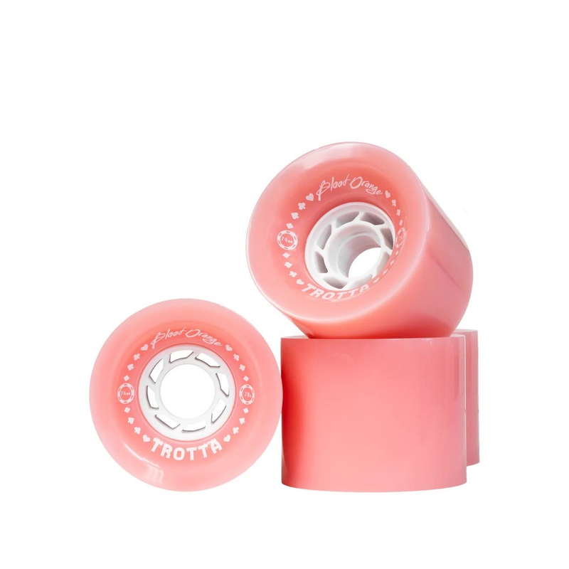Blood Orange: 74mm 78a Trotta Pro Longboard Wheels
