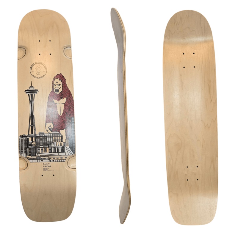 Foster: Sapling Longboard Skateboard Deck