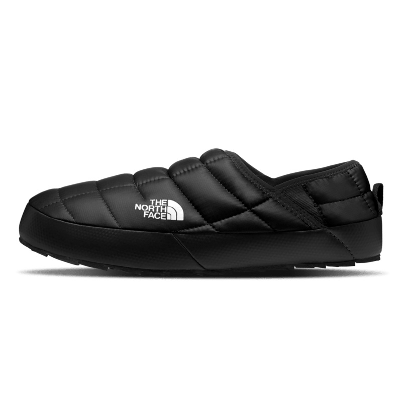 North Face Mens ThermoBall Traction Mule V Slippers in Black and White