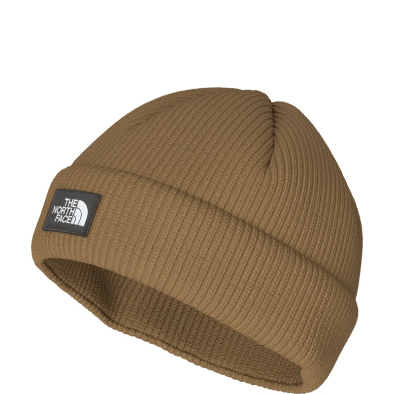 North Face Salty Lined Beanie in Utility Brown
