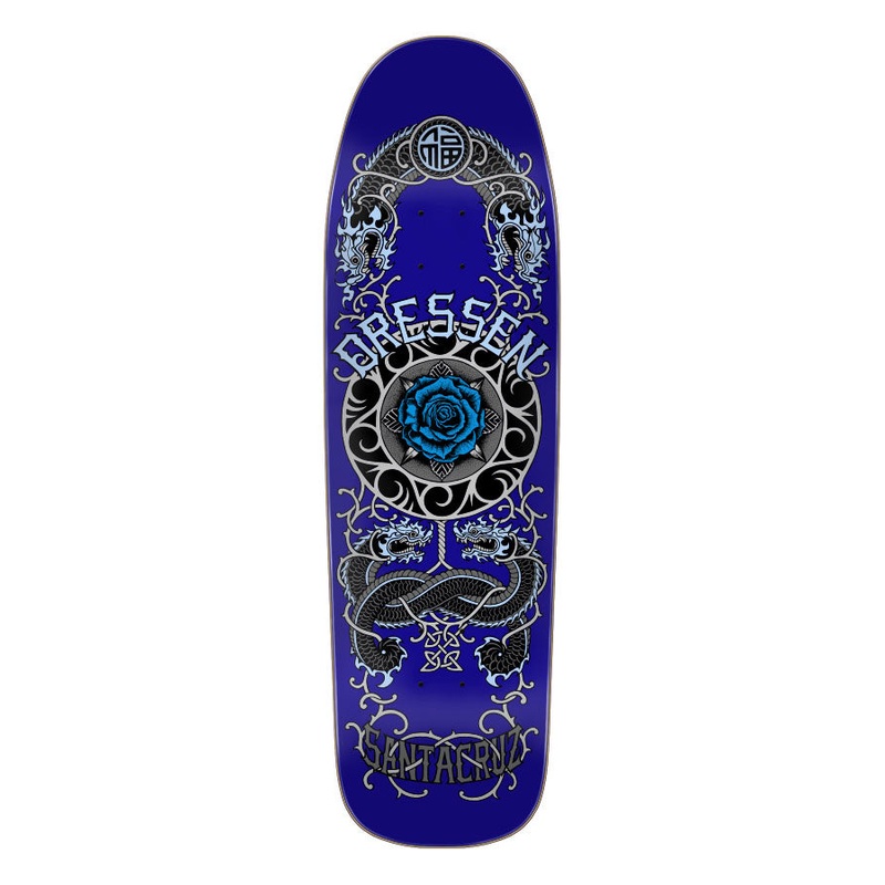 Santa Cruz Dressen Rose Crew One Shaped Skate Deck