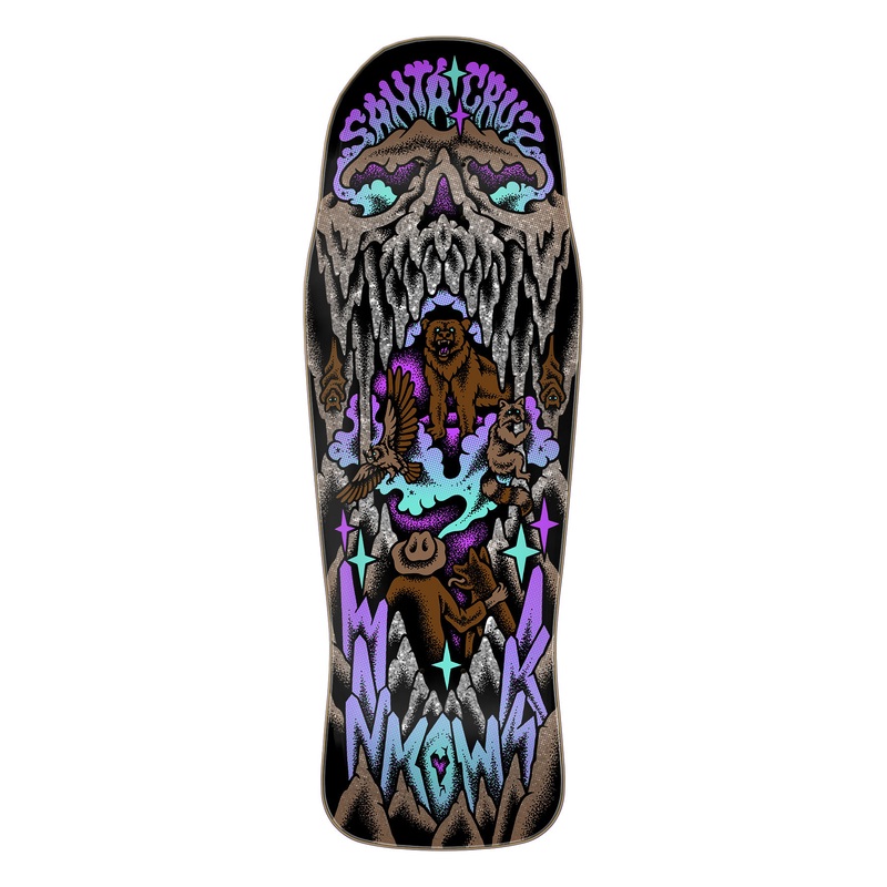 Santa Cruz Winkowski Crystal Cave Shaped Skate Deck