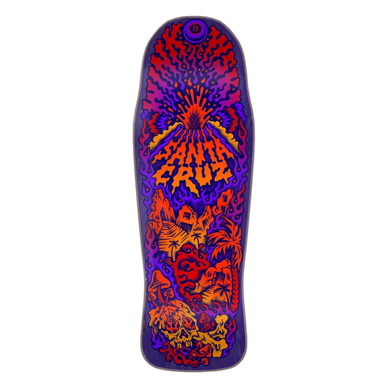 Santa Cruz Winkowski Volcano Shaped Skate Deck