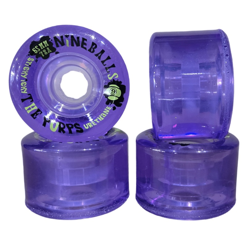 Sector 9: 65mm 78a Nineballs Longboard Skateboard Wheels (PURPS)