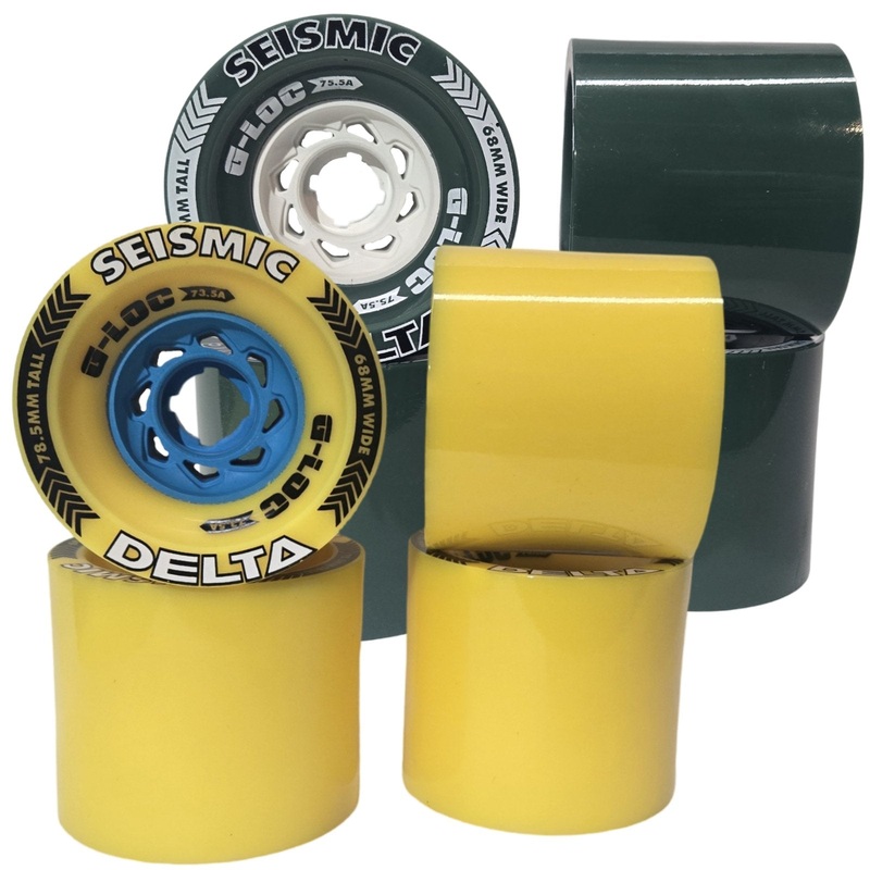 Seismic: 78.5mm Delta G-Loc Longboard Wheels