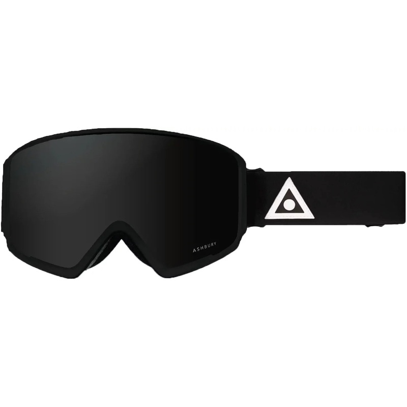 Ashbury Arrow Snow Goggle with a Black Triangle Frame and a Dark Smoke Lens and a Spare Yellow Lens 2025