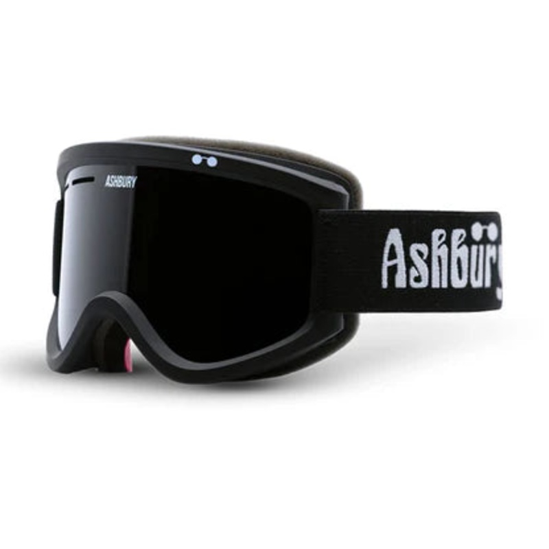 Ashbury Warlock Snow Goggle with a OG Black Frame and a Dark Smoke Lens and a Spare Yellow Lens 2025