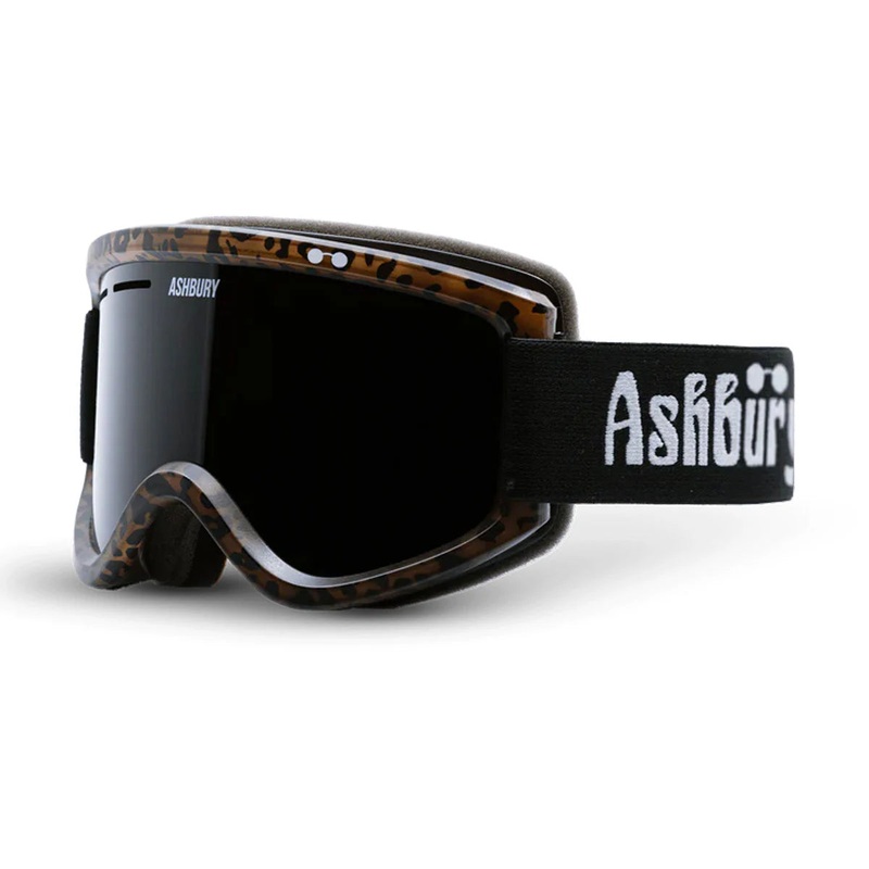 Ashbury Warlock Snow Goggle with a OG Tortoise Frame and a Dark Smoke Lens and a Spare Yellow Lens 2025