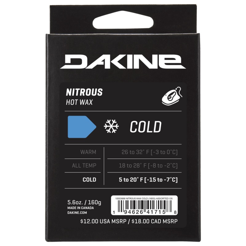 Dakine Nitrous Cold Wax 160 Gram in Assorted 2025