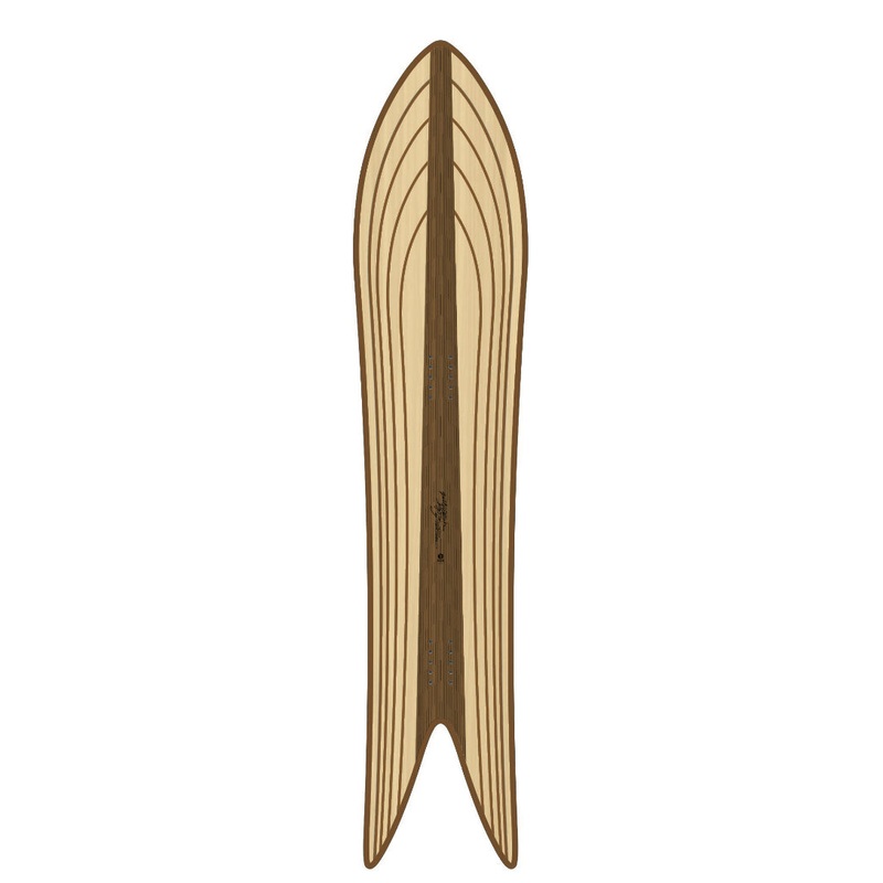 Gentemstick Big Fish Outline Core Snowboard 2025