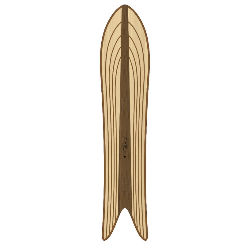 Gentemstick Mid Fish Outline Core Snowboard 2025