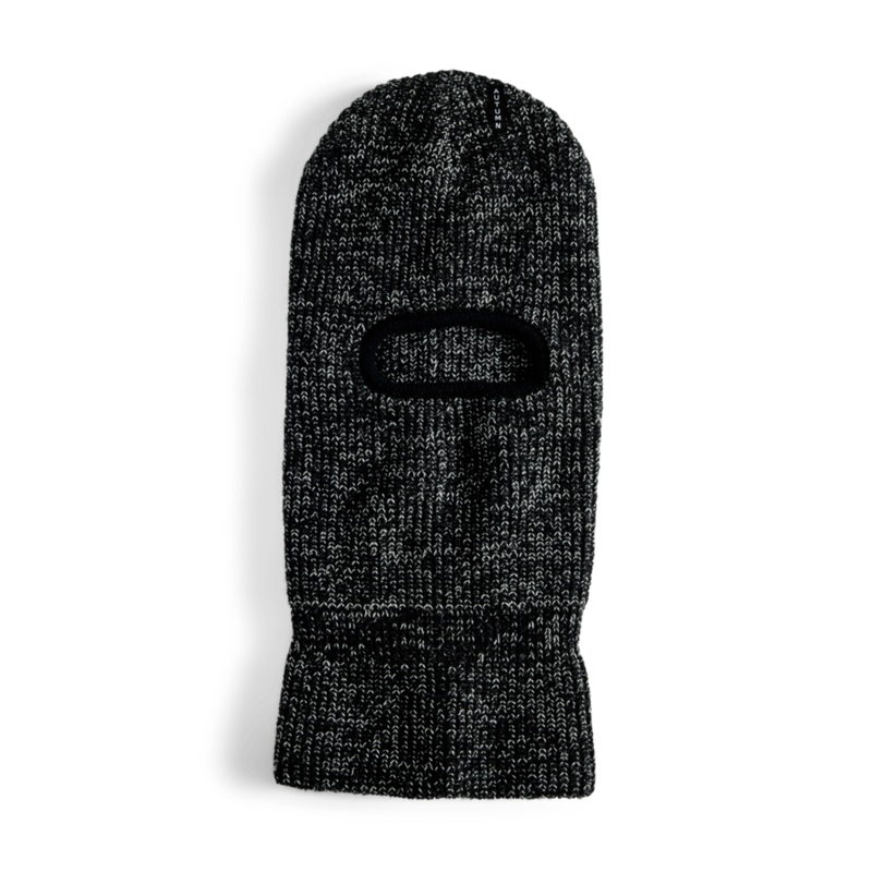 Autumn Marl Balaclava in Black 2025