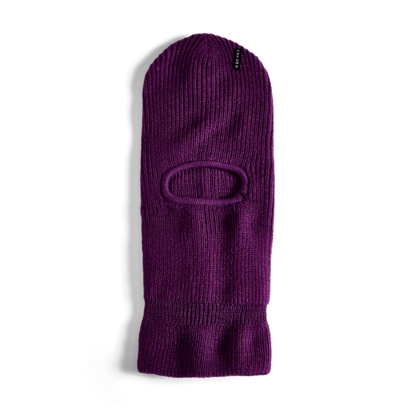 Autumn Marl Balaclava in Eggplant 2025