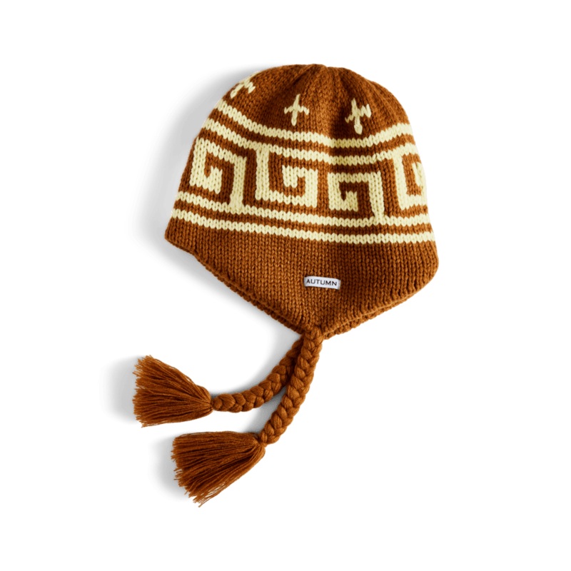 Autumn Niseko Ear Flap Beanie in Nutmeg 2025