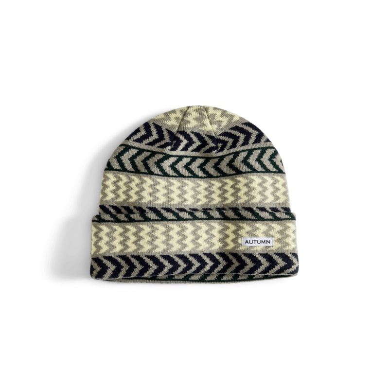 Autumn Select Chevron Beanie in Grey 2025