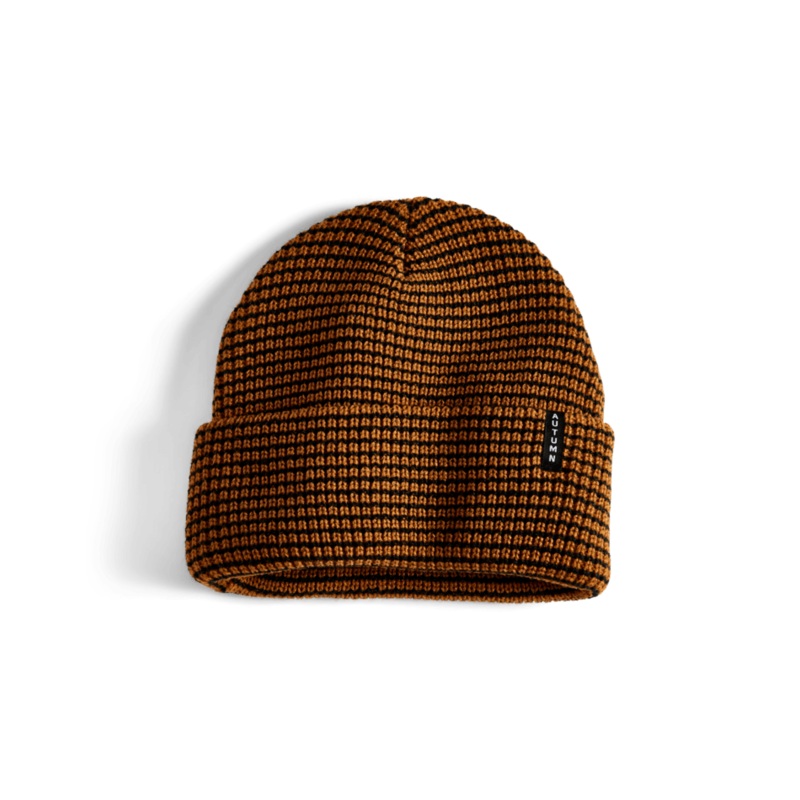 Autumn Select Stripe Beanie in Nutmeg 2025