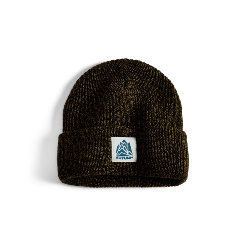 Autumn Simple Marl Beanie in Army 2025