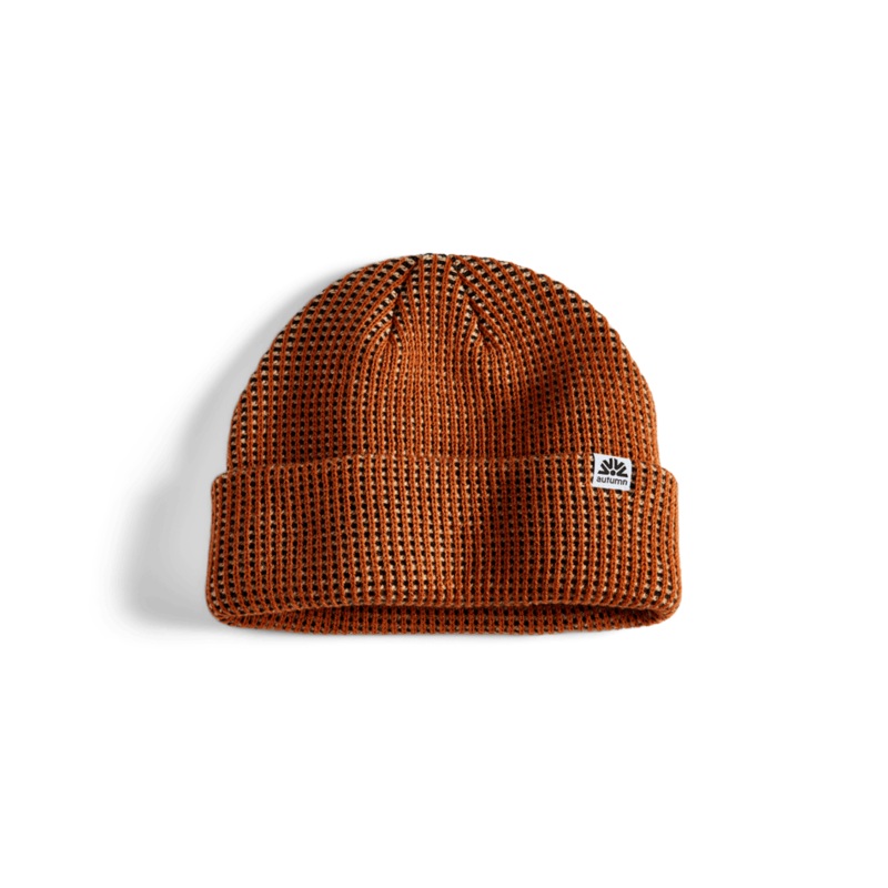 Autumn Simple Static Beanie in Rust 2025
