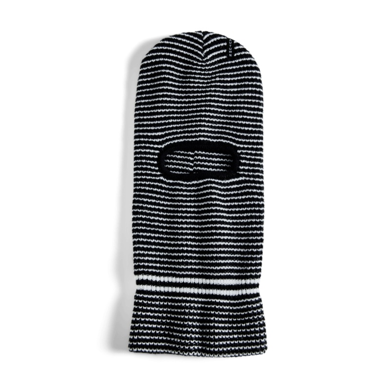 Autumn Stripe Balaclava in Black 2025
