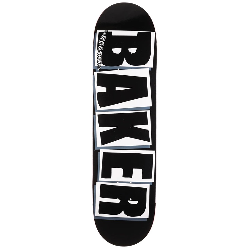 Baker Brand Logo Black and White Skateboard Deck