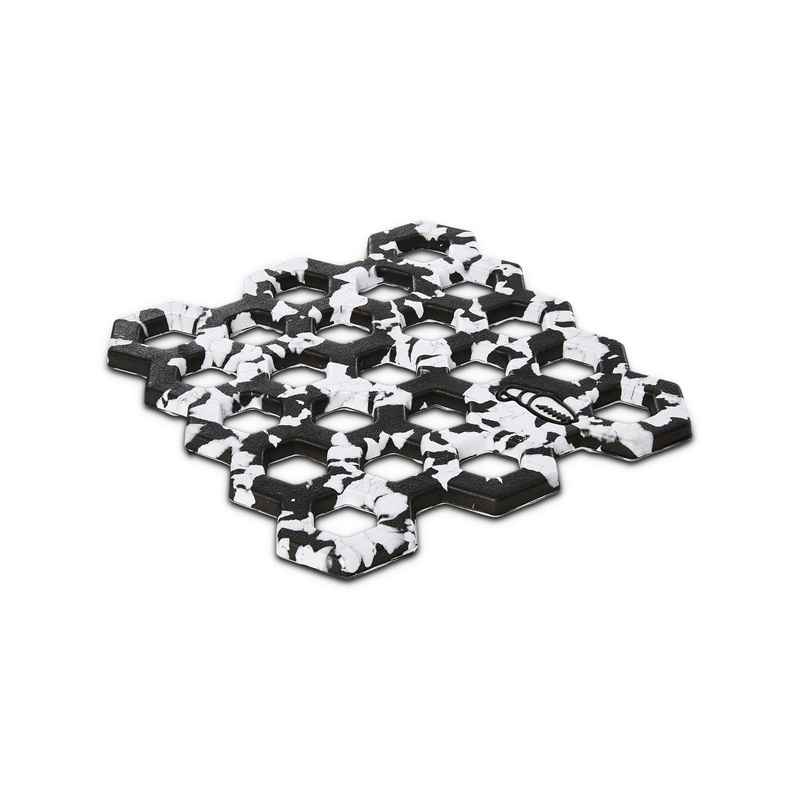 Crab Grab Crab Trap Traction Stomp Pad in Black White Swirl 2025