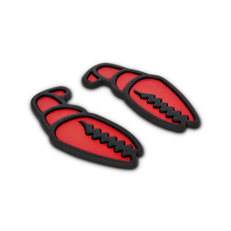 Crab Grab Mega Claw Traction Stomp Pad in Black and Red 2025