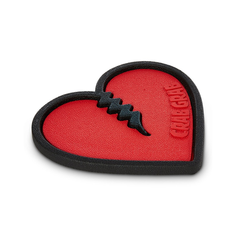 Crab Grab Mega Heart Traction Stomp Pad in Red 2025